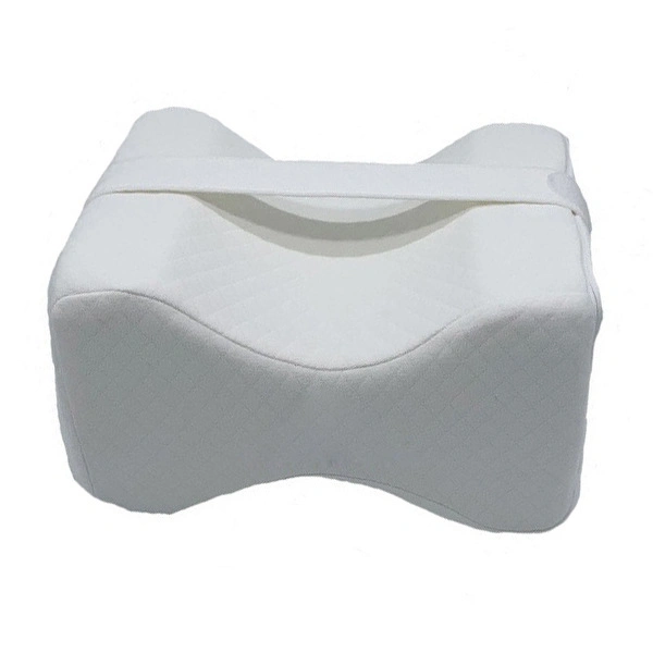 Knee Pillow for Side Sleepers - Contour Knee Wedge Pillow for Between Legs Aligns Spine &amp; Relieves Pressure - Leg Pillow for Back Pain, Hip Pain, Knee Pain