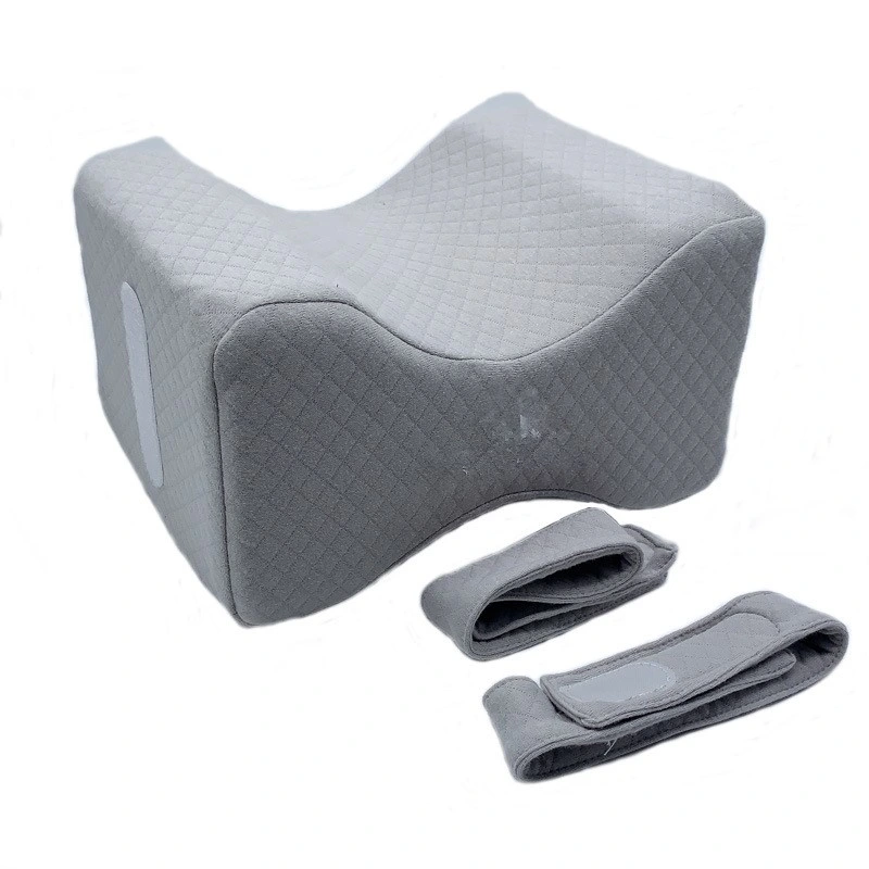 Knee Pillow for Side Sleepers - Contour Knee Wedge Pillow for Between Legs Aligns Spine &amp; Relieves Pressure - Leg Pillow for Back Pain, Hip Pain, Knee Pain