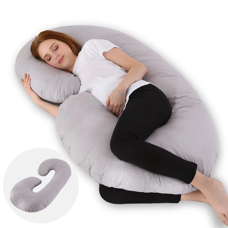 Pregnant Women&prime;s Pillow C-Type Waist Protection Side Sleeping Pillow Core Pregnant Women&prime;s Sleeping Pillow Lactation Pillow