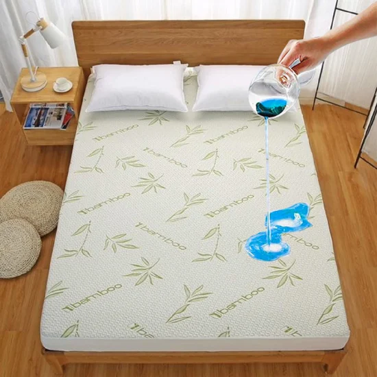 Luxury Machine Washable Mattress Protector Hotel Waterproof Memory Foam Mattress Topper