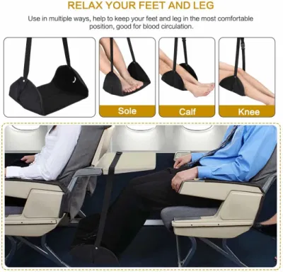 Portable Travel Footrest for Airplane Foot Rest Travel Plane Footrest for Travel Home Office Carry