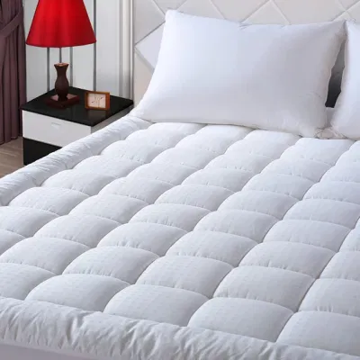 Quilted Fitted Mattress Protector Deep Pocket Cooling Mattress Topper