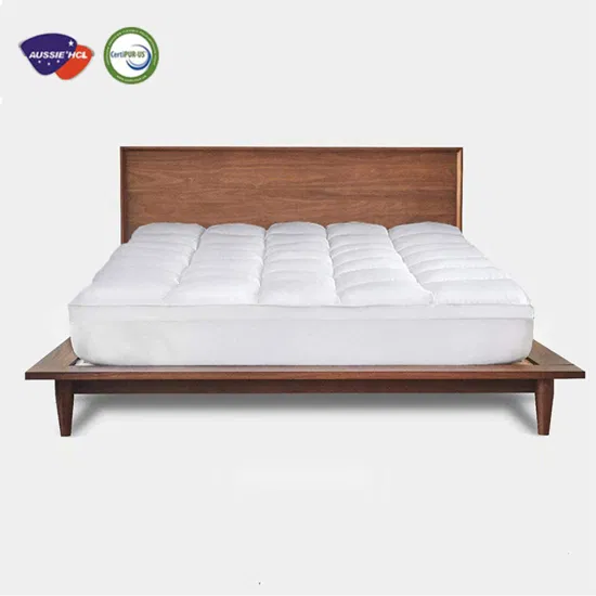 High Quality Full Size Quilted Fitted Bamboo Mattress Pad Twin Queen King Hypoallergenic Waterproof Anti Mite Jacquard Hotel Mattress Topper