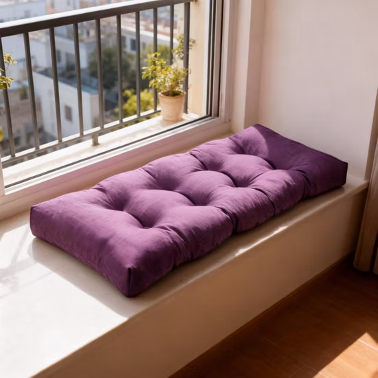 Non Removable UV Resistant Outdoor Cafe Cushion Weatherproof Surface Maintenance